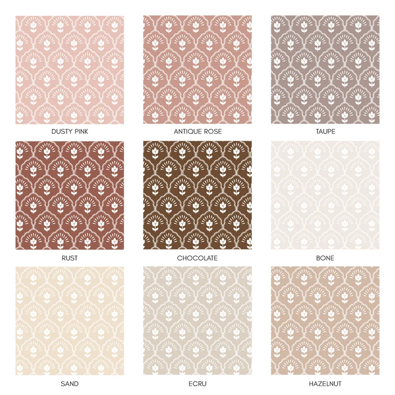 Tapis en vinyle Quiet Posy - Plus de tailles et de couleurs disponibles
