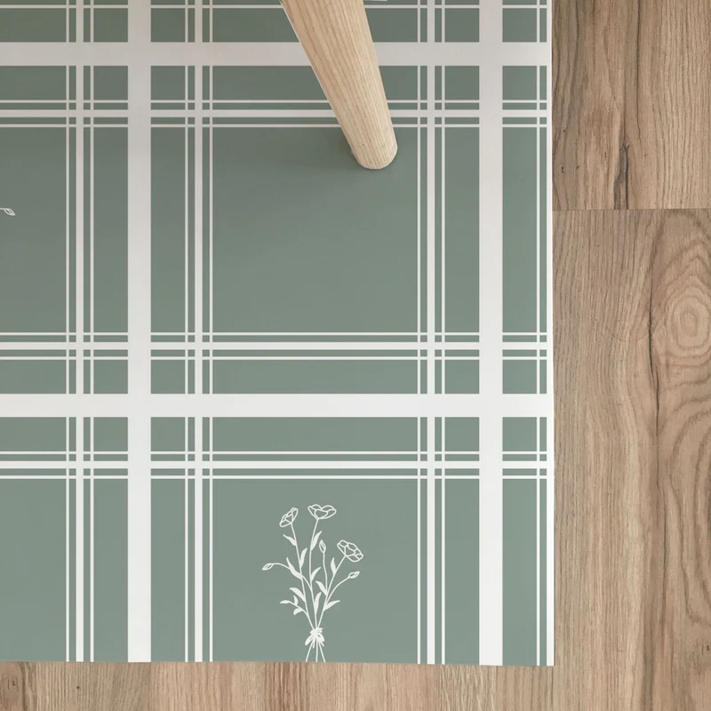 Tapis en vinyle à fines rayures Petal - Plus de tailles et de couleurs disponibles
