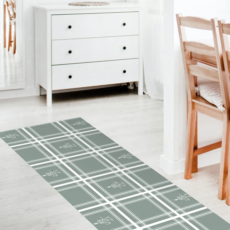 Tapis en vinyle à fines rayures Petal - Plus de tailles et de couleurs disponibles