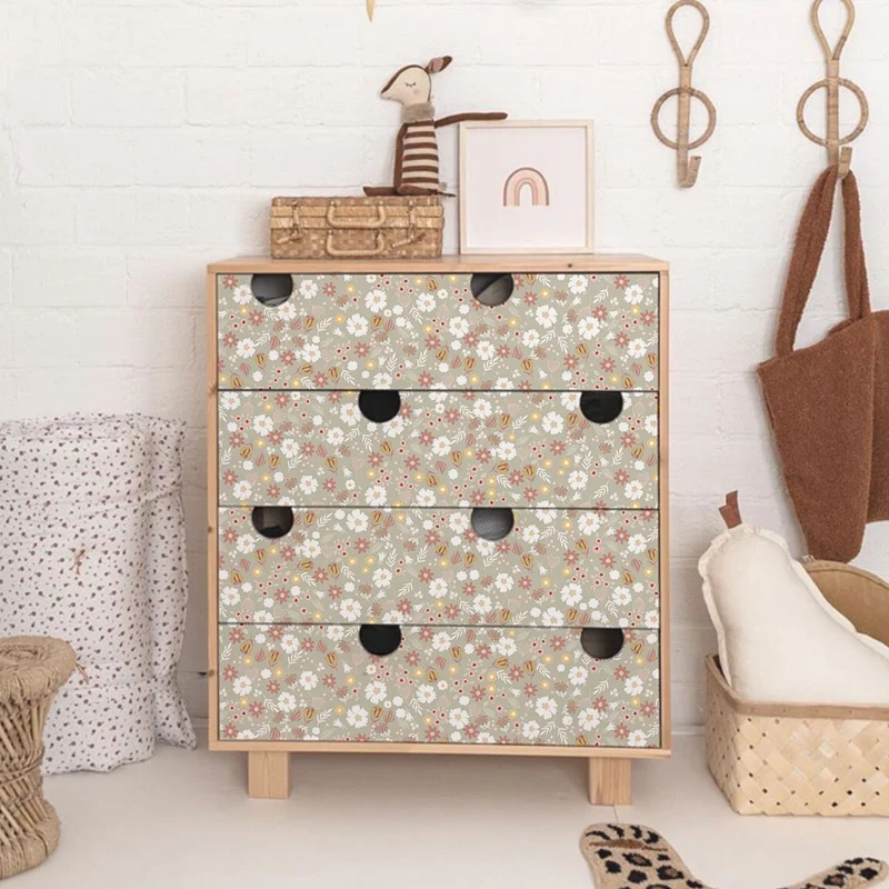Papier contact fleurs sauvages - Plus de couleurs disponibles