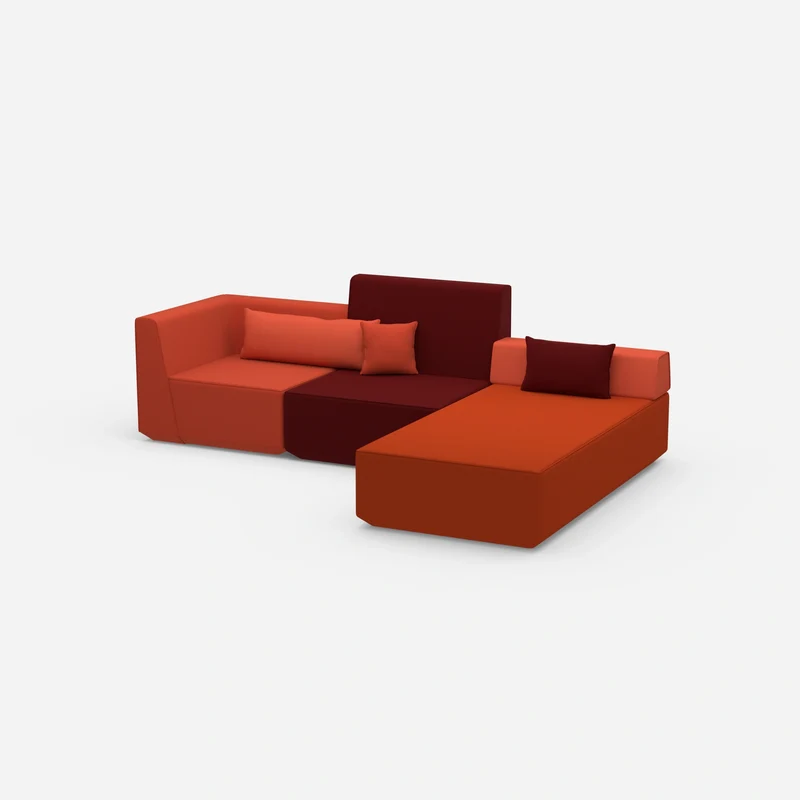 Couch mit Matratze