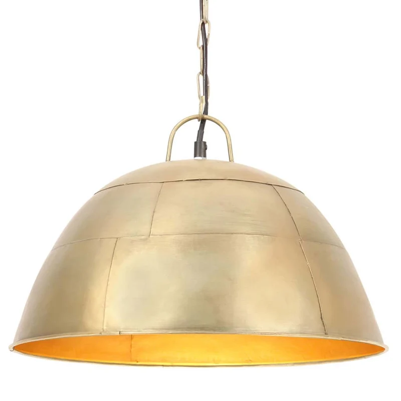 Suspension Luminaire au Design Industriel en Laiton