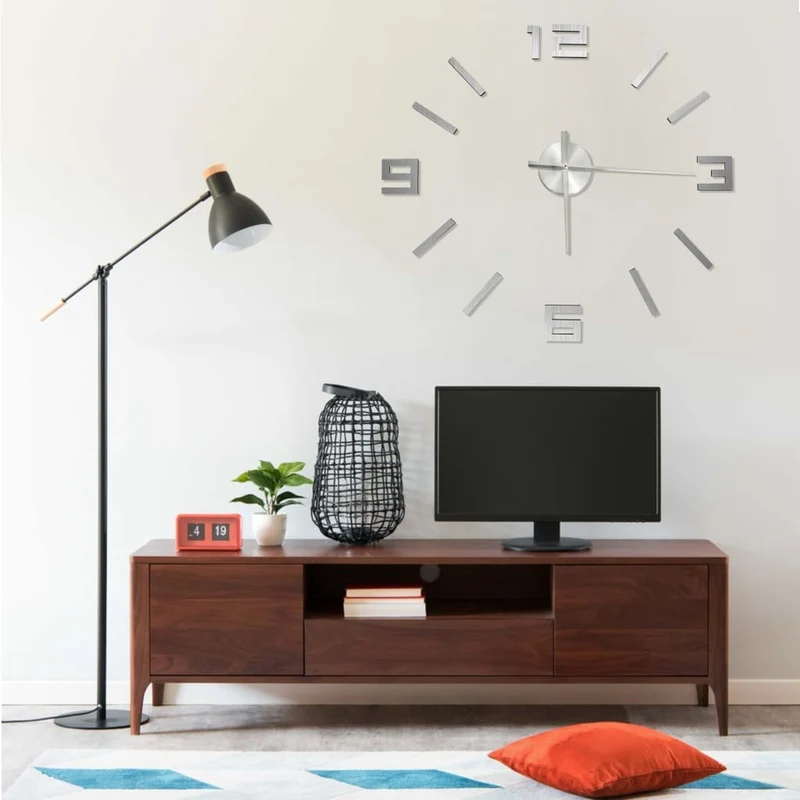 Horloge Industrielle XXL avec Effet 3D