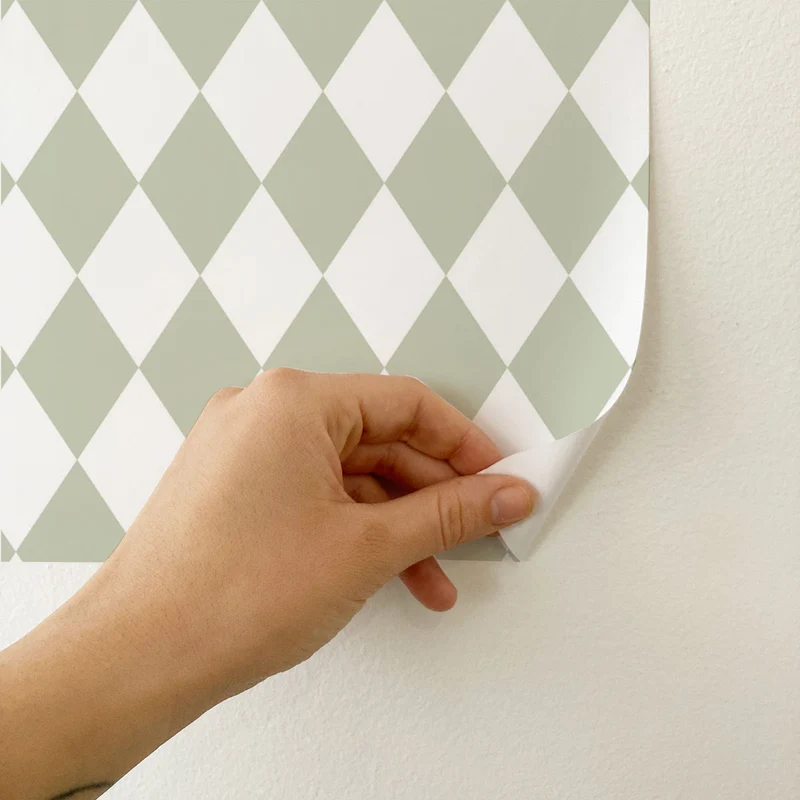 Papier peint Rhombus Boiserie - Plus de couleurs et de tailles disponibles