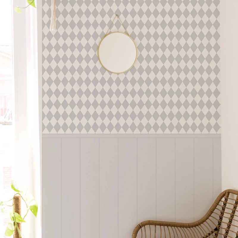 Papier peint Rhombus Boiserie - Plus de couleurs et de tailles disponibles