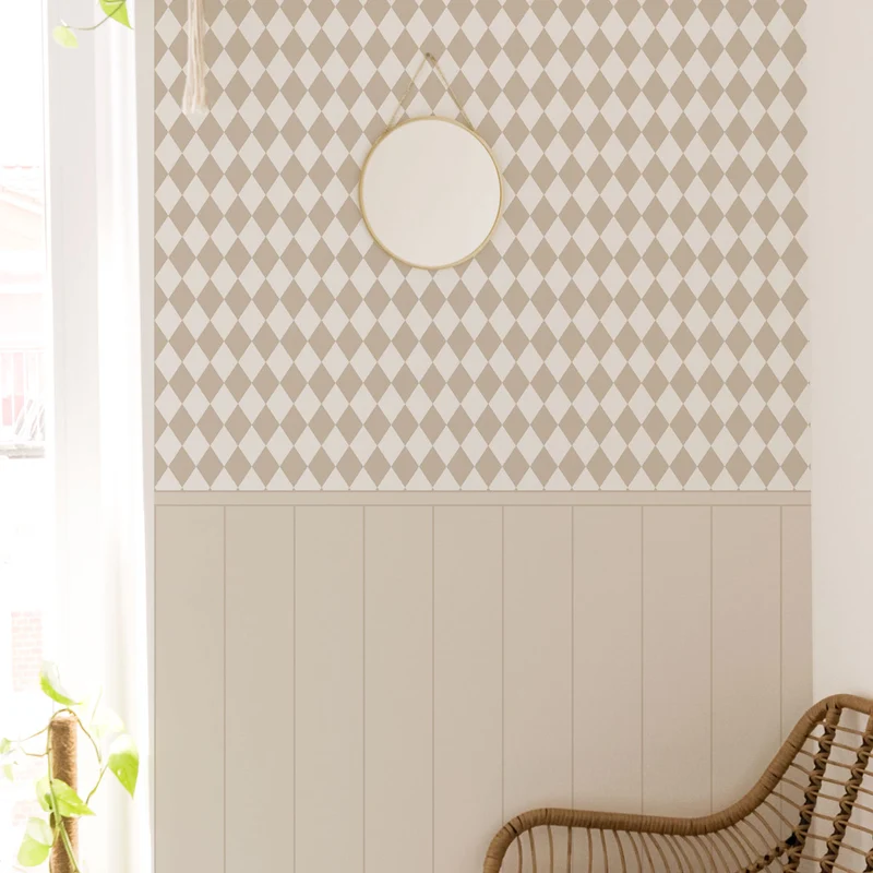 Papier peint Rhombus Boiserie - Plus de couleurs et de tailles disponibles