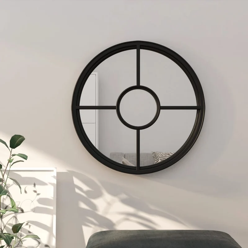 Miroir en Fer Industriel Rond