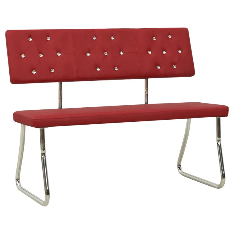 Banc Extérieur Industriel en Similicuir