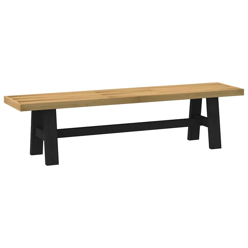 Banc en Bois et Style Industriel pour Salle à Manger