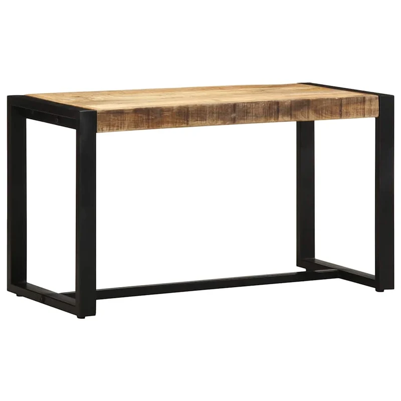 Banc en Bois de Manguier et Métal Industriel