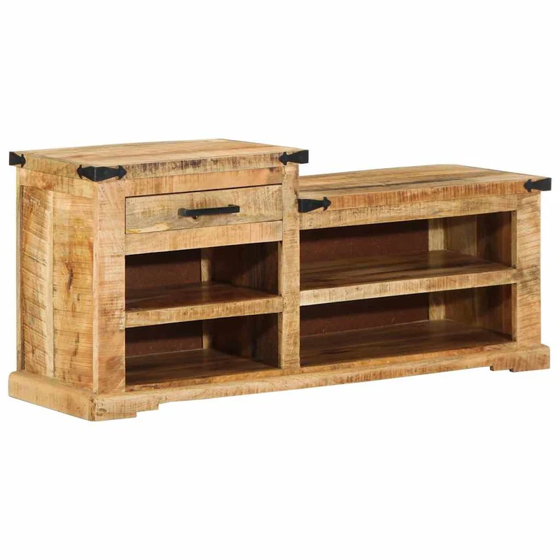 Banc en Bois avec Rangement Intégré