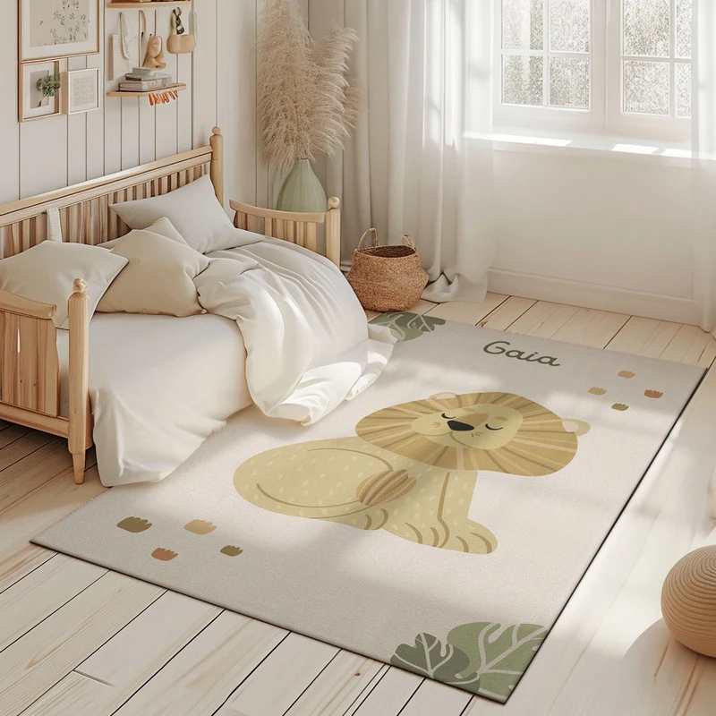 Tapis de jeu Lazy Jungle - Plusieurs couleurs et tailles disponibles - Nom personnalisable
