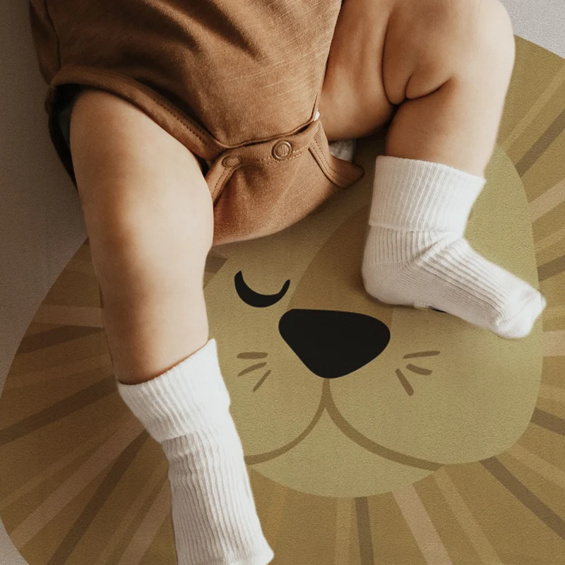 Tapis de jeu Lazy Jungle - Plusieurs couleurs et tailles disponibles - Nom personnalisable