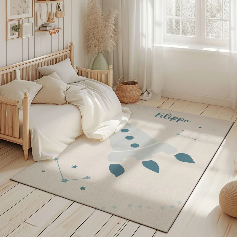 Tapis de jeu spatial - Plusieurs couleurs et tailles disponibles - Nom personnalisable