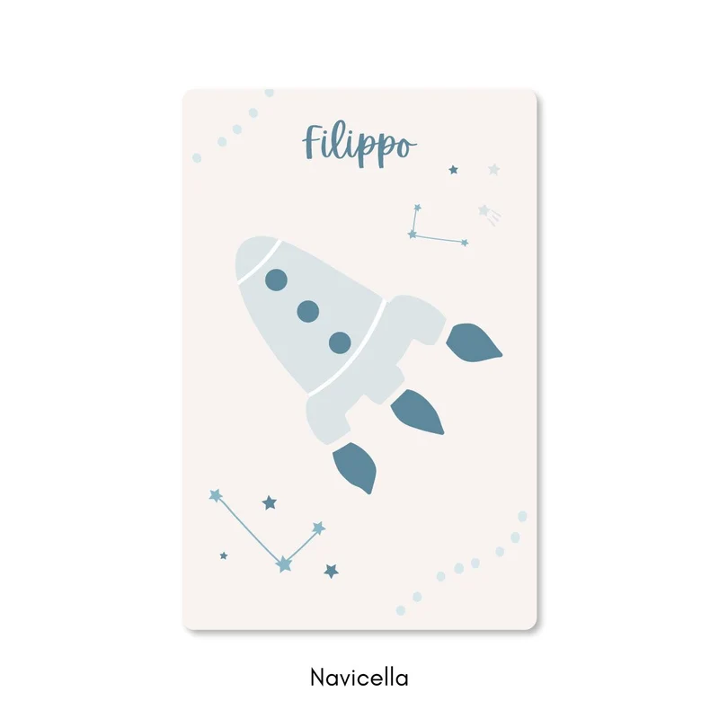 Tapis de jeu spatial - Plusieurs couleurs et tailles disponibles - Nom personnalisable