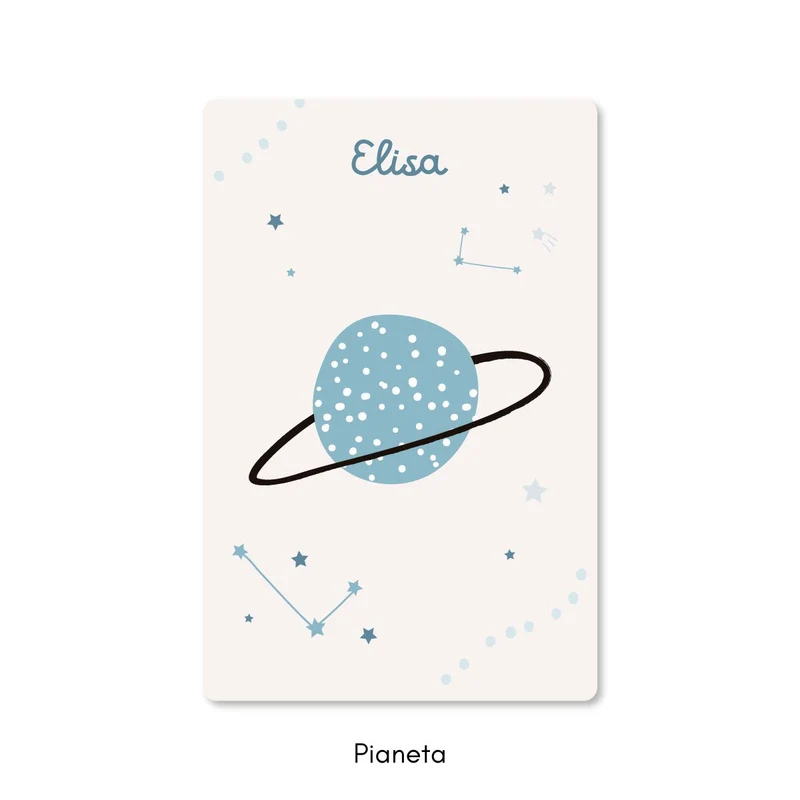 Tapis de jeu spatial - Plusieurs couleurs et tailles disponibles - Nom personnalisable