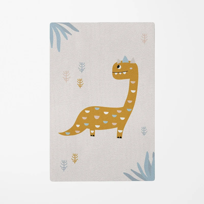Tapis de jeu dinosaure - Plusieurs couleurs et tailles disponibles - Nom personnalisable