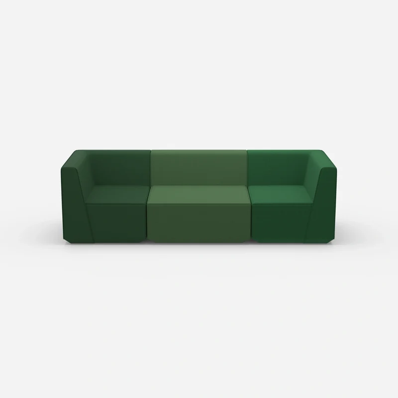 Sofa Dreisitzer grün