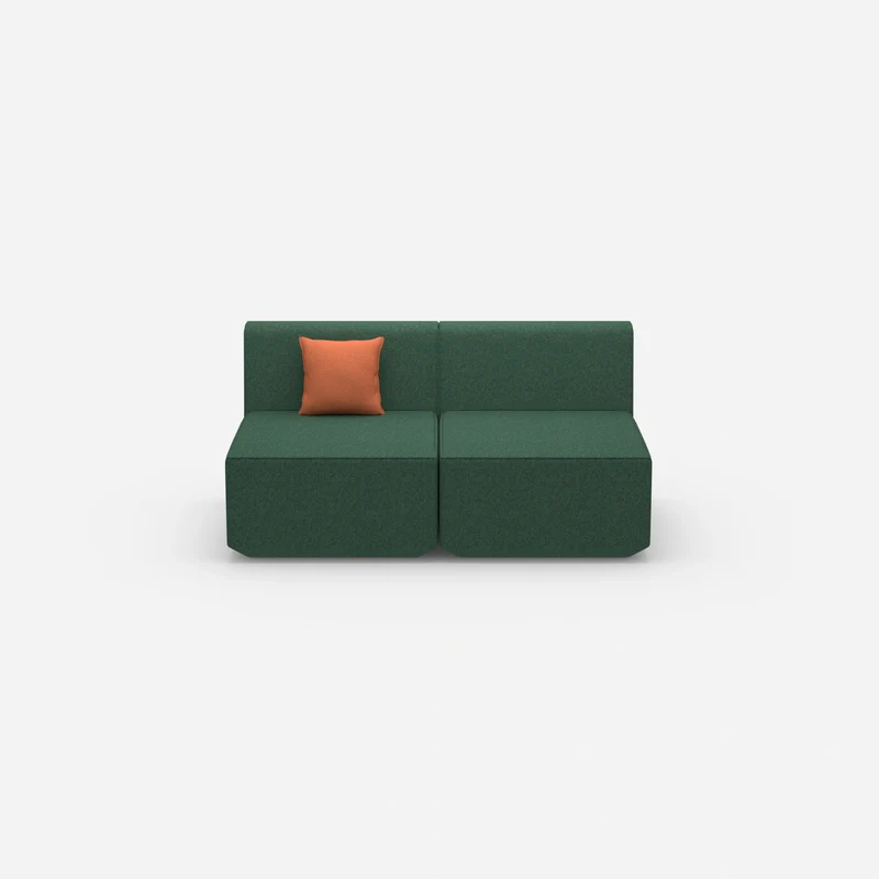 Buntes 2er Sofa