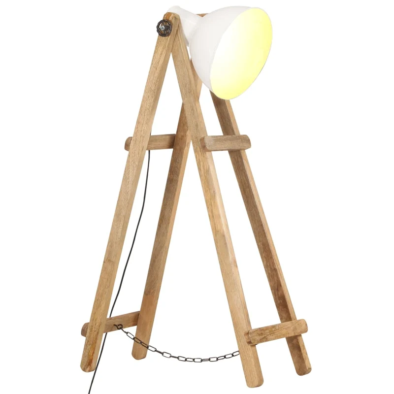 Lampadaire en Bois de Manguier Naturel