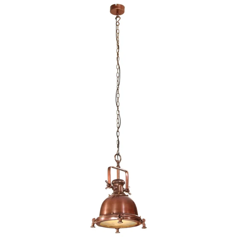 Luminaire Industriel Vintage en Aluminium et Cuivre
