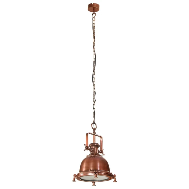 Luminaire Industriel Vintage en Aluminium et Cuivre
