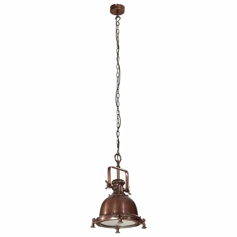 Luminaire Industriel Vintage en Aluminium et Cuivre