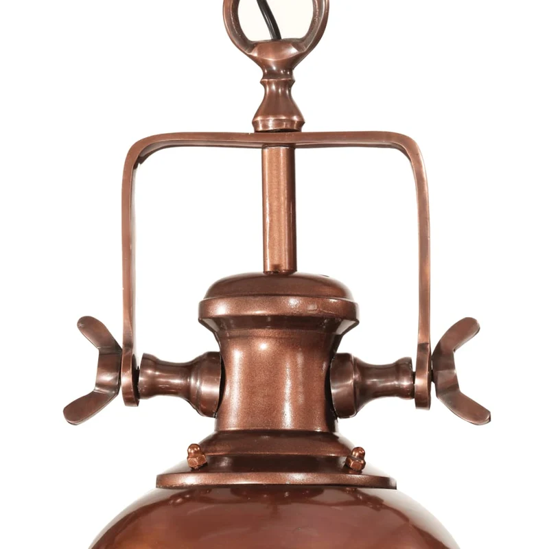 Luminaire Industriel Vintage en Aluminium et Cuivre
