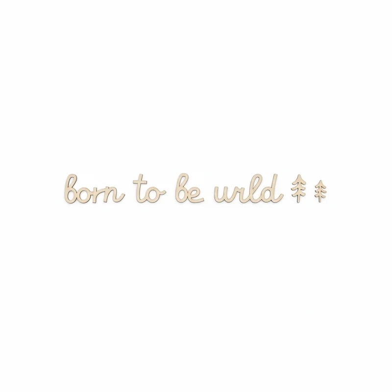 Panneau en bois Born to be Wild