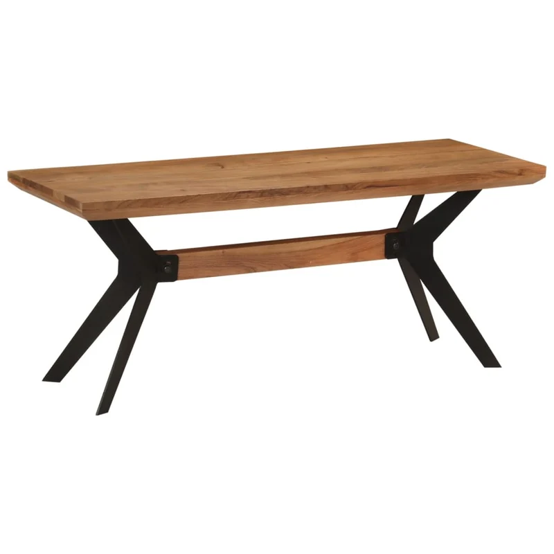 Banc en Bois Brut Style Industriel