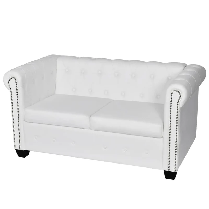 Canapé Chesterfield Moderne en Cuir