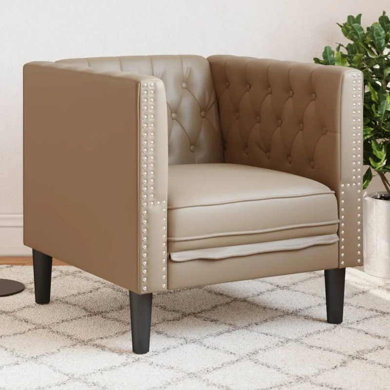 Fauteuil Chesterfield Style Industriel Confortable