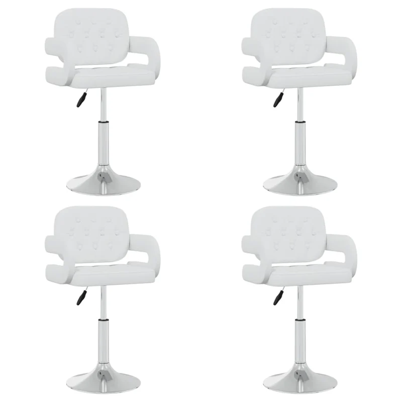 Chaise Industrielle Pivotante en Similicuir