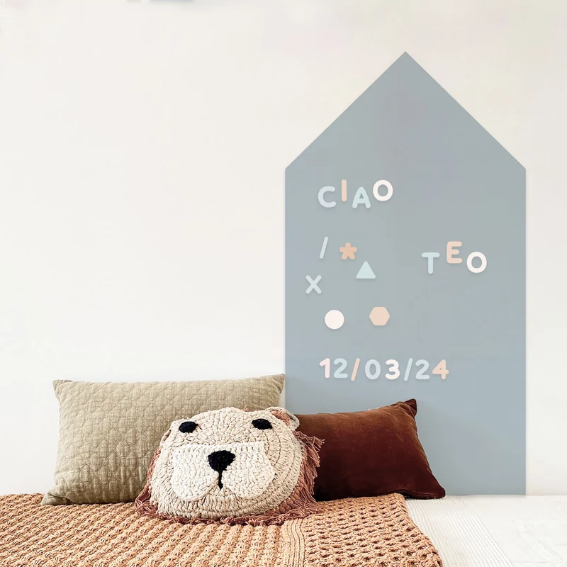 Tableau blanc magnétique inscriptible pour la maison - Plusieurs couleurs disponibles - Nom personnalisable