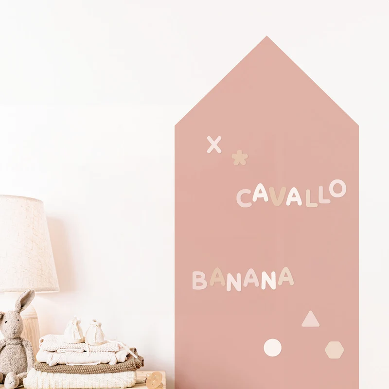 Tableau blanc magnétique inscriptible pour la maison - Plusieurs couleurs disponibles - Nom personnalisable