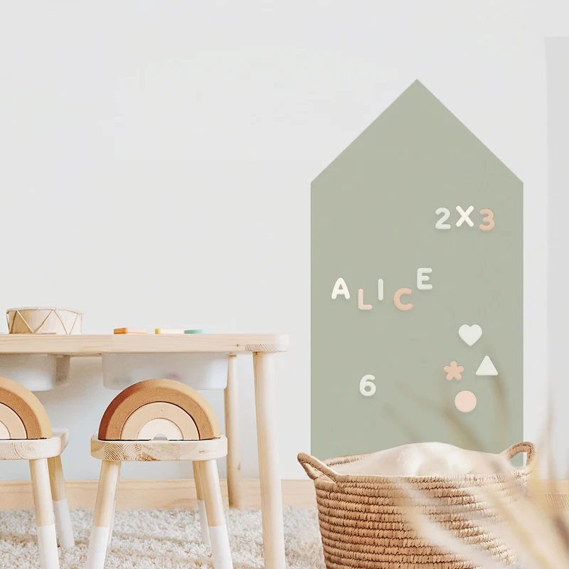 Tableau blanc magnétique inscriptible pour la maison - Plusieurs couleurs disponibles - Nom personnalisable