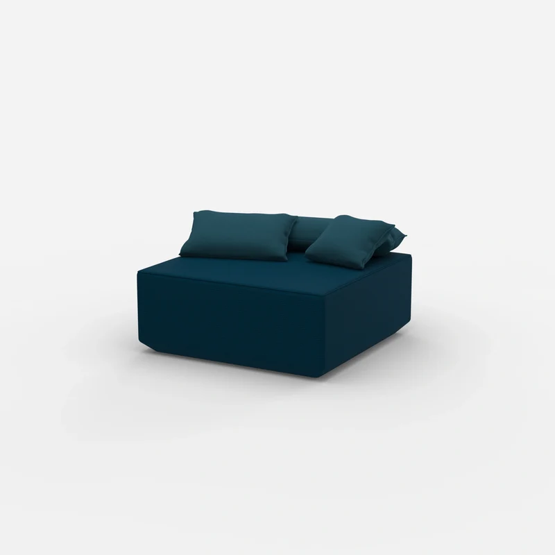 Sitzpouf petrol