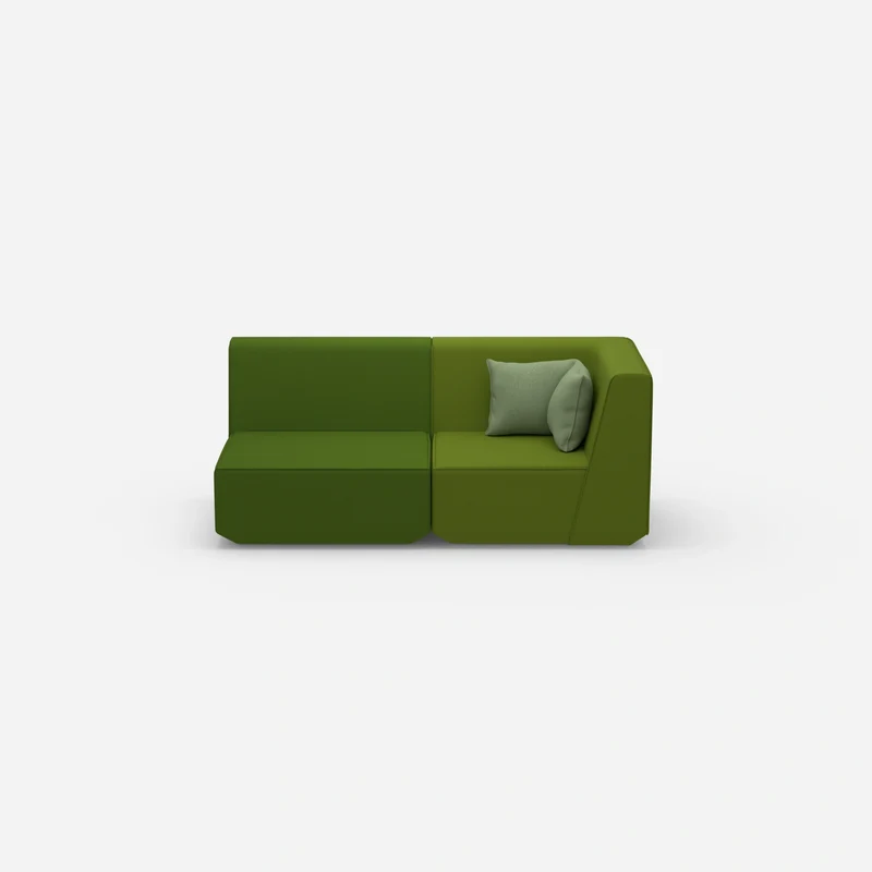 2 Sitzer Sofa grün