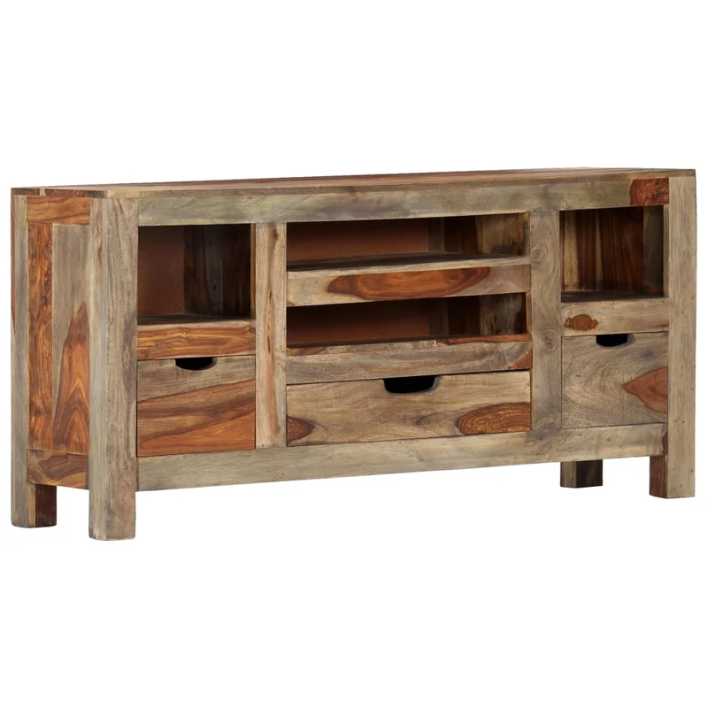 Buffet en Bois Foncé Style Industriel