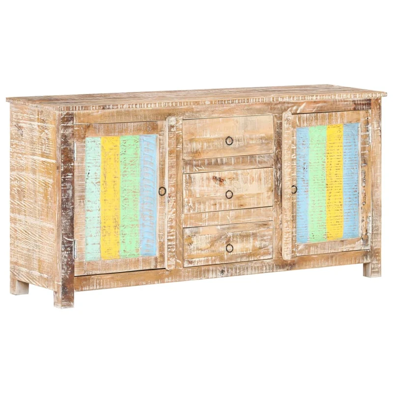 Buffet Élégant en Bois Brut d'Acacia
