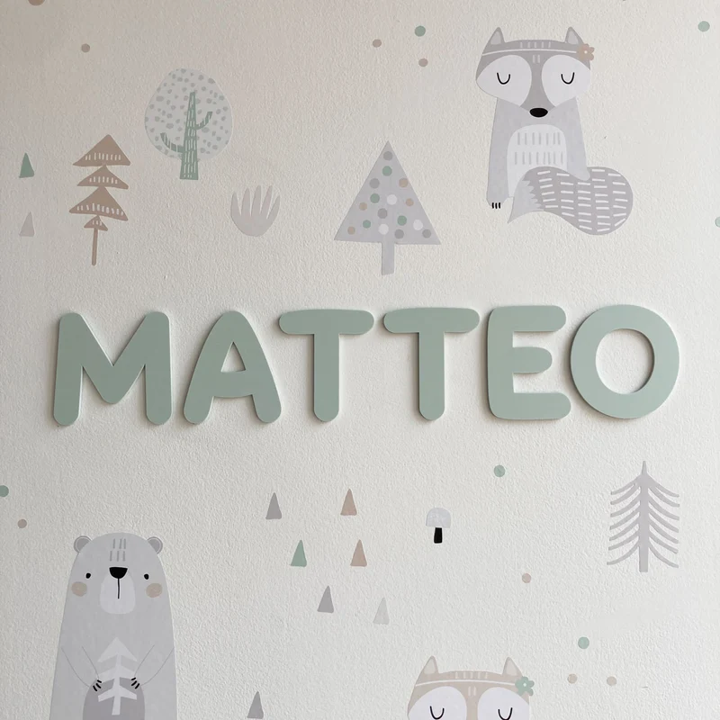 Lettres acryliques simples - Plusieurs couleurs, polices et tailles disponibles