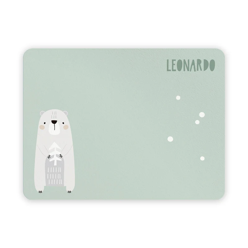 Set de table Les Amis des Bois pour Enfants - Prénom Personnalisable