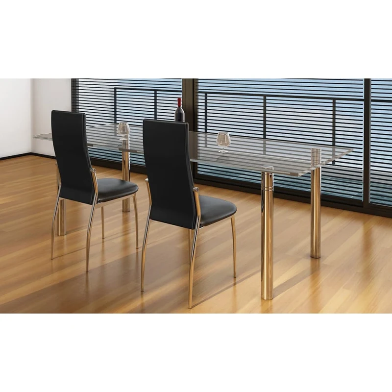 Chaise en Simili Cuir pour Salle à Manger