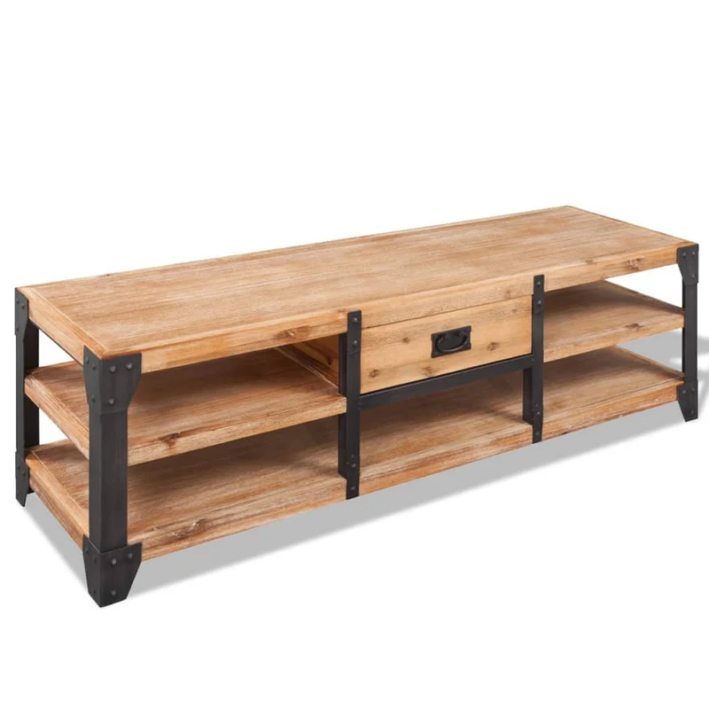 Meuble TV en Bois d'Acacia Massif