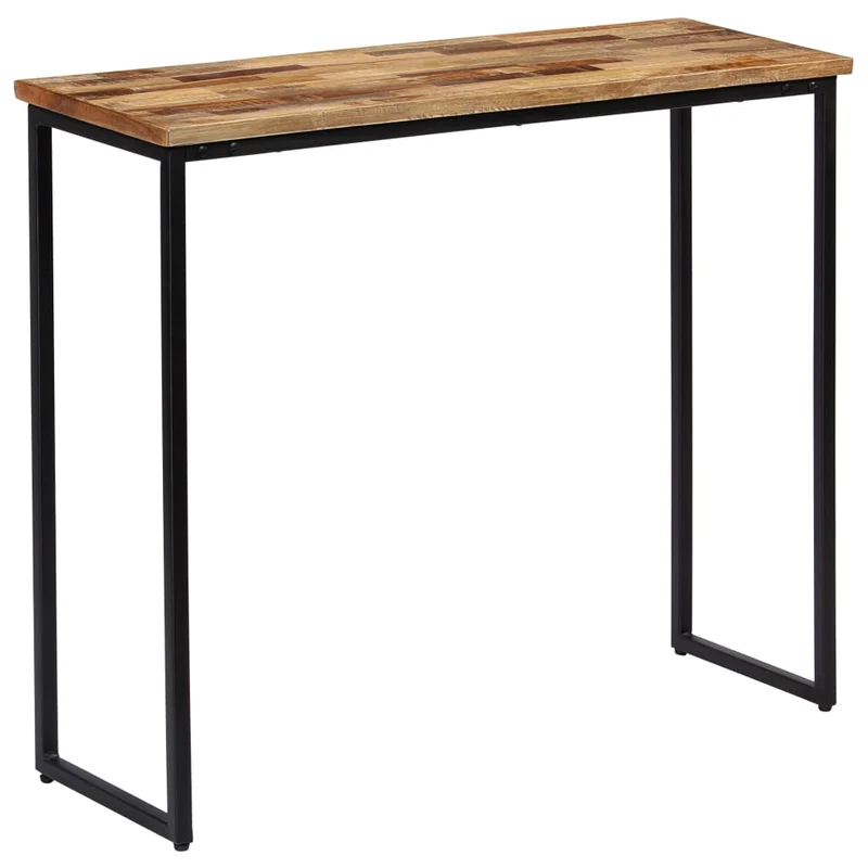 Table Console en Teck Recyclé 90 Cm