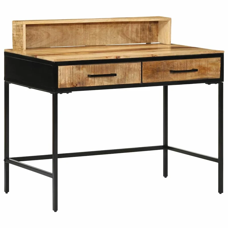 Bureau Console en Bois Massif de Mangue
