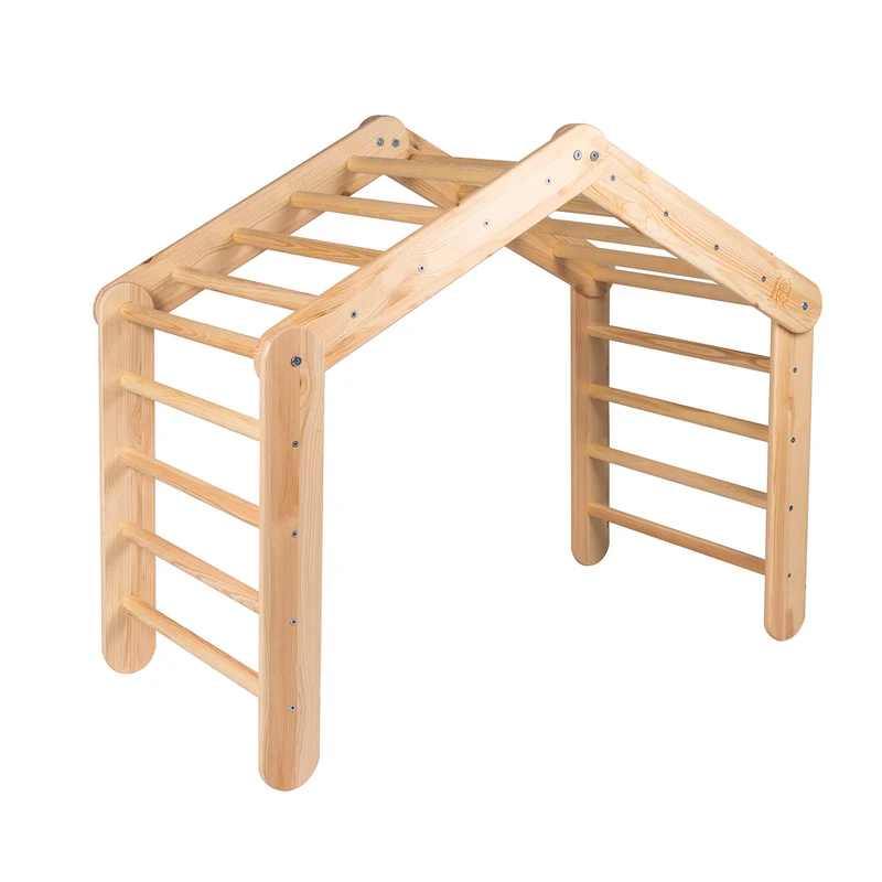 Pikler Triangle Large pour enfants en bois MeowBaby
