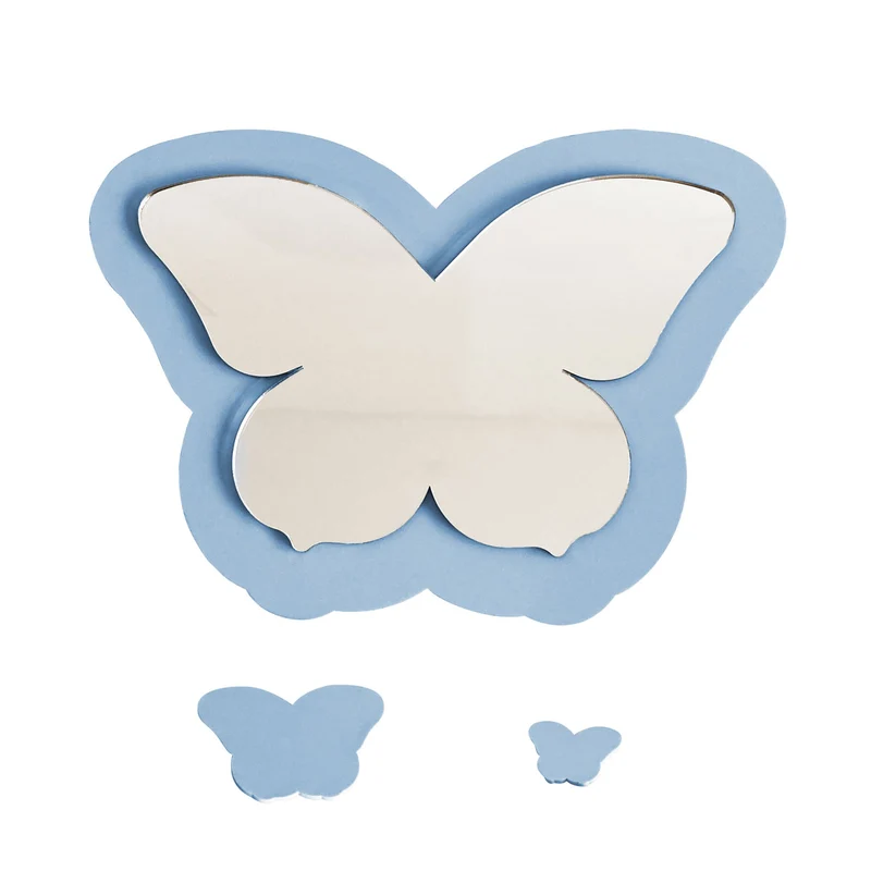 Miroir papillon acrylique - Plusieurs couleurs et tailles disponibles