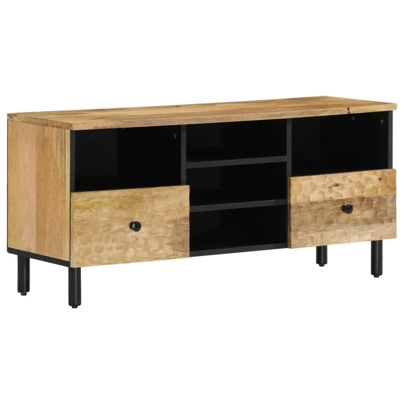 Meuble TV 100 cm en Bois Style Industriel
