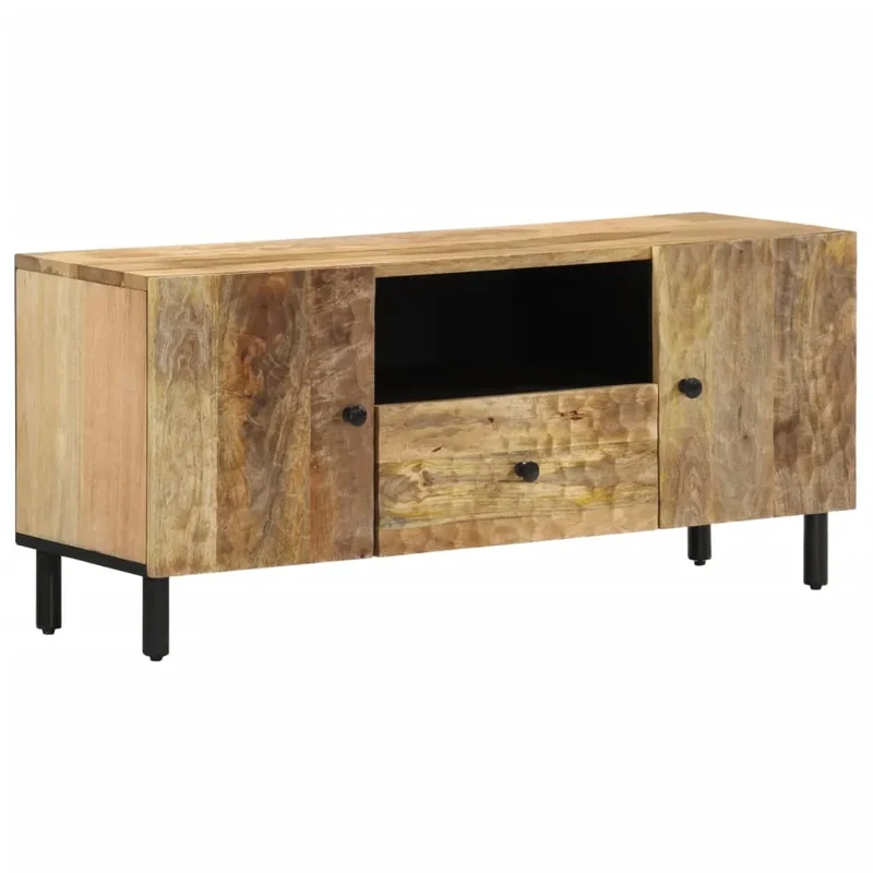 Meuble TV en Bois Massif et Moderne